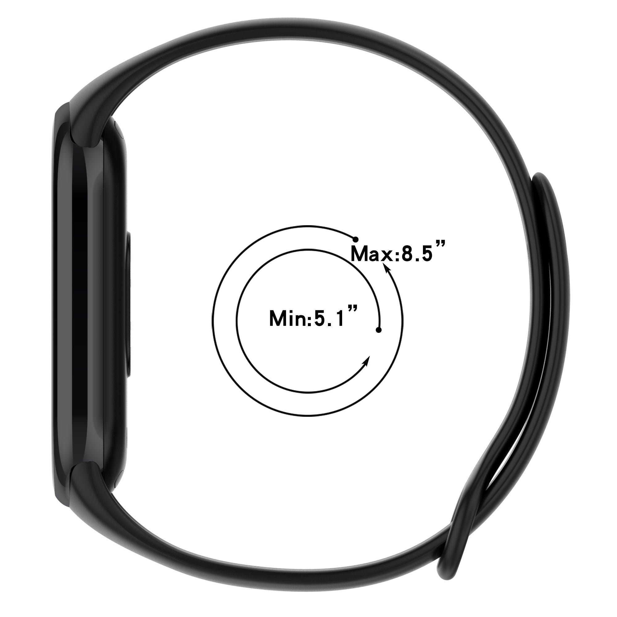 For Xiaomi Smart Band 8 Solid Color Silicone Watch Strap Replacement Wrist Band For Xiaomi Smart Band 8 Solid Color Silicone Watch Strap Replacement Wrist Band